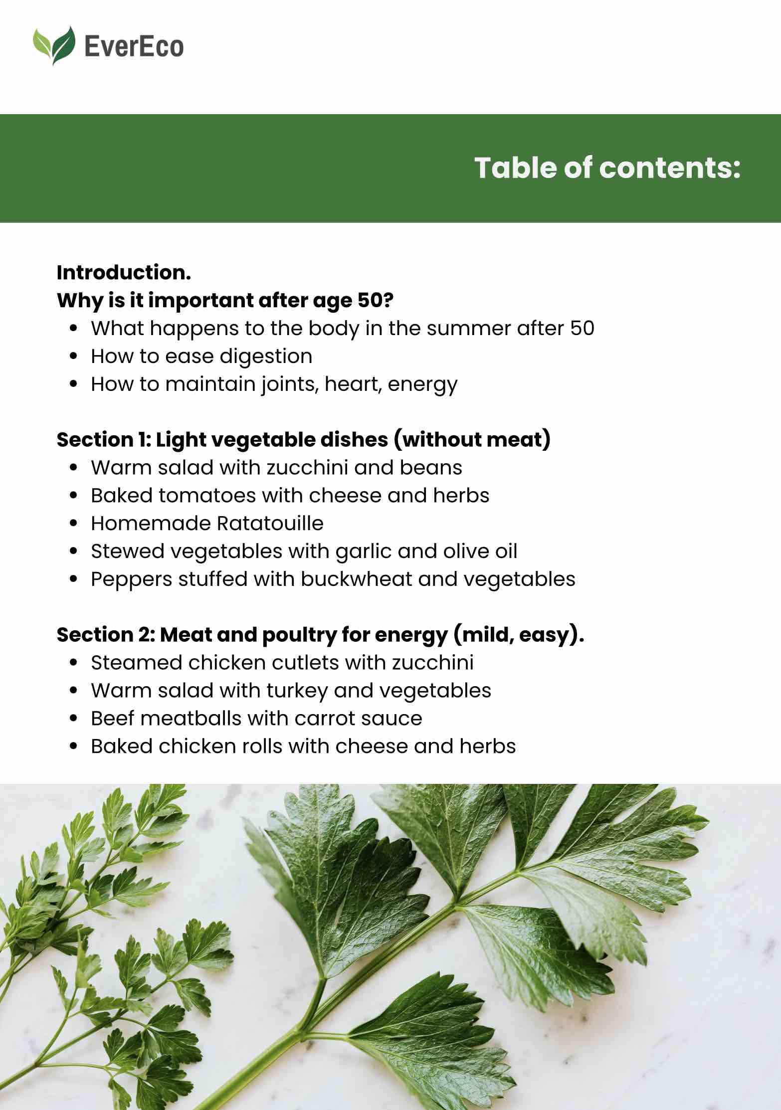 Easy summer: 19 recipes for women 50+  - health, energy, seasonal dishes